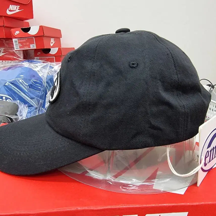 [BUNJANG] Emis Round Patch Ball Cap Black One Size / 이미스 원형패치 볼캡 블랙 새상품