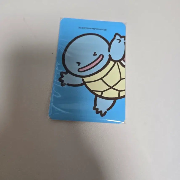 [BUNJANG] Pokemon Polfriends Sports Socks Card Sticker Squirtle / 포켓몬 폴프랜즈 원사이즈 스포츠 양말 카드스티커 꼬부기