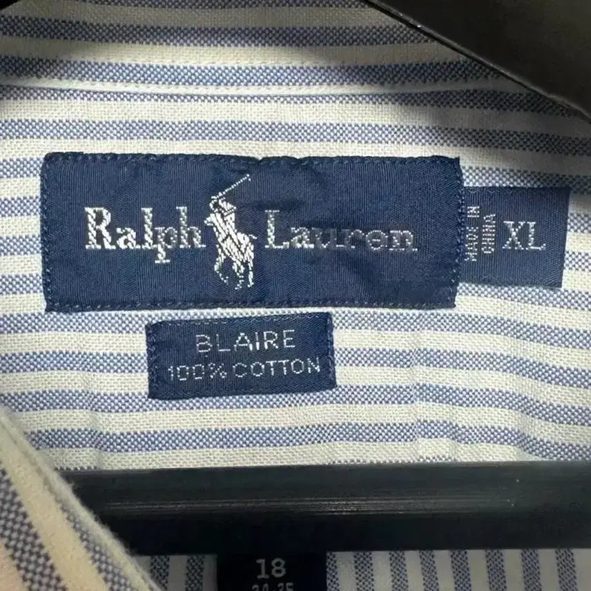 [BUNJANG] Polo Ralph Lauren Pocket Stripe Shirt XXL / no.18 폴로 랄프로렌 포켓스트라이프 셔츠 xxl