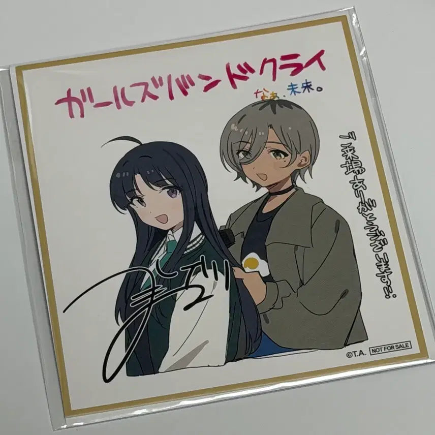 [BUNJANG] Bocchi the Rock! 3rd Week Event Exclusive Shikishi Board Subaru-Rupa / 걸즈밴드크라이 3주차 색지 스바루파