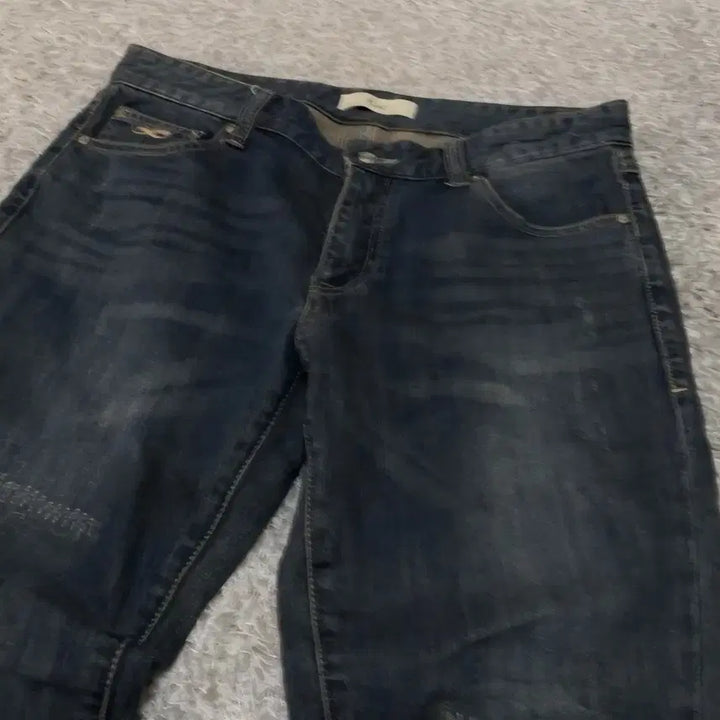 [BUNJANG] PLAC 36-Inch Vintage Wash Damaged Jeans / (36인치) PLAC 플랙 데미지 워싱 청바지