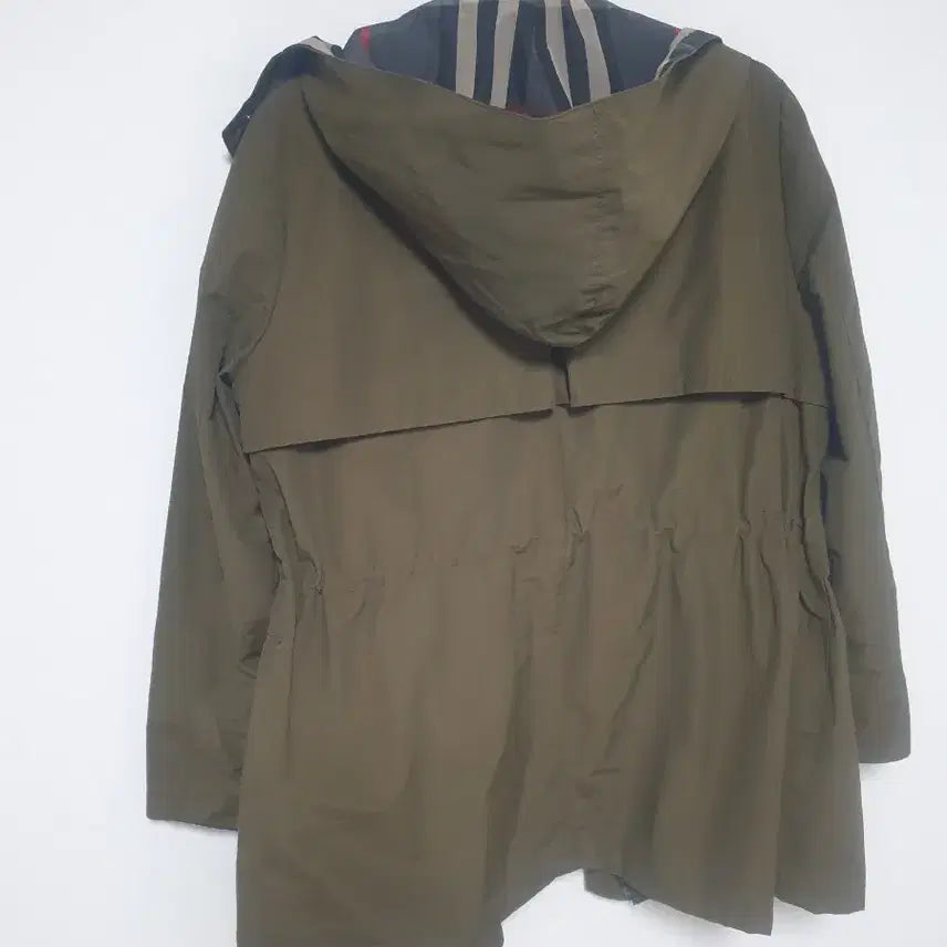 [BUNJANG] Check Pattern Lined Hooded Jacket / 자켓