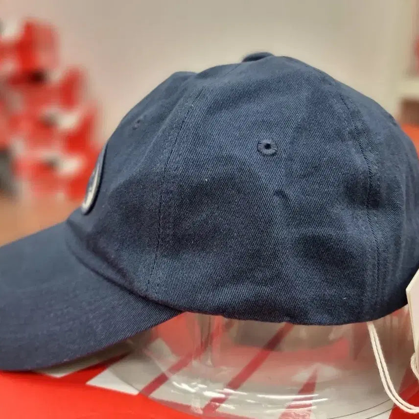[BUNJANG] Emis Round Patch Ball Cap Navy / 이미스 원형패치 볼캡 네이비 새상품