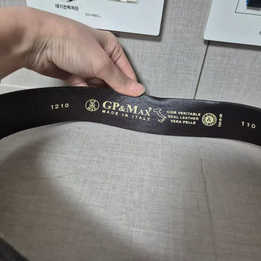 [BUNJANG] GP MAX Italian Leather Belt Men&