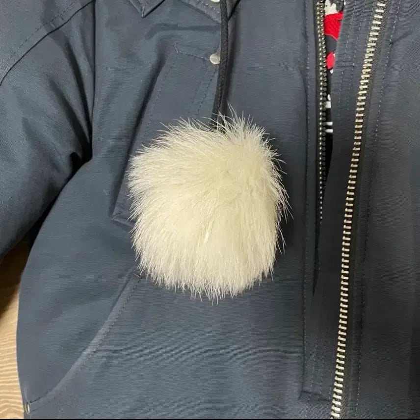 [BUNJANG] Moose Knuckles Bomber Jacket Navy Matte Silver XS / 무스너클 봄버 네이비 무광실버 xs