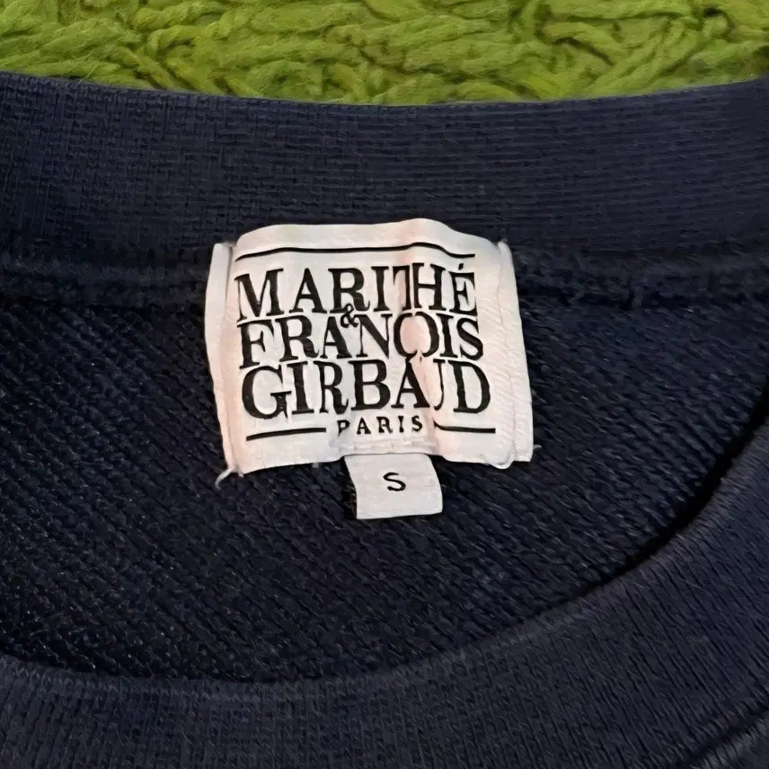[BUNJANG] Marithe Francois Girbaud Navy Sweatshirt Long Sleeve T-Shirt / (S) 마리떼 프랑소와 저버 네이비 맨투맨 긴팔티