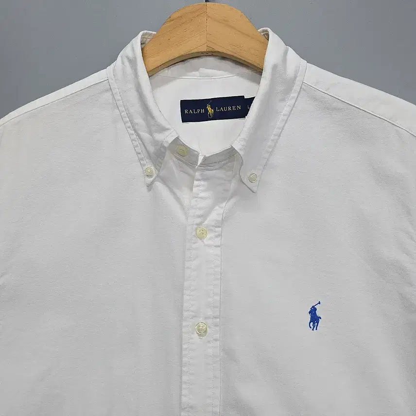 [BUNJANG] Polo Ralph Lauren Oxford Short Sleeve Shirt L / 폴로 랄프로렌 옥스포드 반팔 셔츠 L