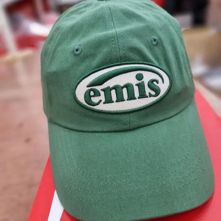 [BUNJANG] Emis Round Patch Ball Cap Green / 이미스 원형패치 볼캡 그린 새상품