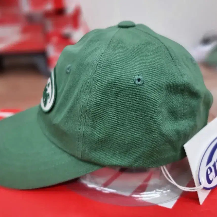 [BUNJANG] Emis Round Patch Ball Cap Green / 이미스 원형패치 볼캡 그린 새상품
