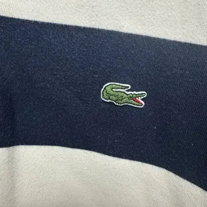 [BUNJANG] Lacoste Striped Rugby T-Shirt L / no.118 라코스테 스트라이프 럭비티셔츠 L