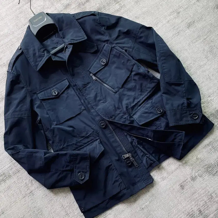 [BUNJANG] Ralph Lauren Black Label M43 Belted Rider Jacket Navy / 랄프로렌 블랙라벨 최고급 M43 야상 자켓 네이비