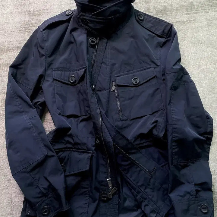 [BUNJANG] Ralph Lauren Black Label M43 Belted Rider Jacket Navy / 랄프로렌 블랙라벨 최고급 M43 야상 자켓 네이비
