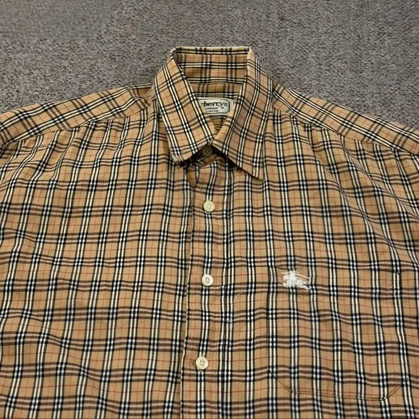 [BUNJANG] Burberry Nova Check Long Sleeve Shirt / (L) 버버리 노바체크 긴팔 셔츠
