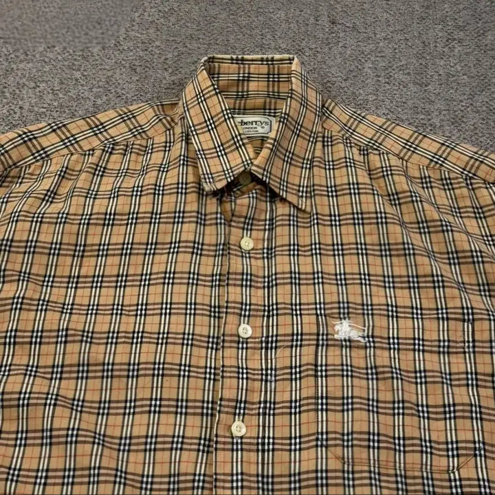 [BUNJANG] Burberry Nova Check Long Sleeve Shirt / (L) 버버리 노바체크 긴팔 셔츠