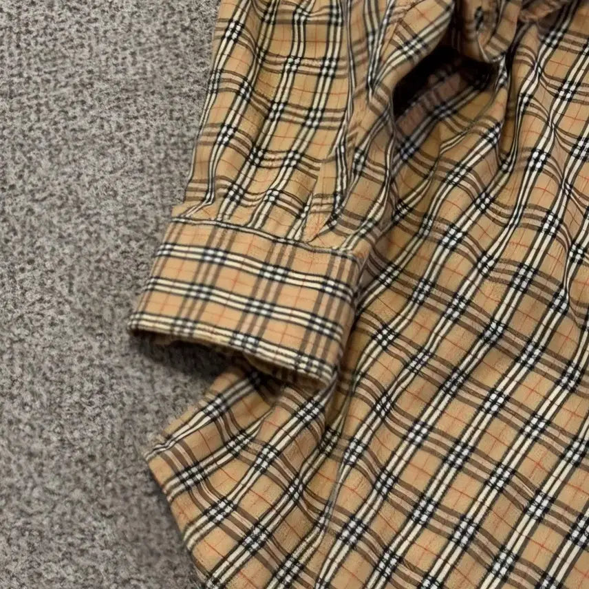 [BUNJANG] Burberry Nova Check Long Sleeve Shirt / (L) 버버리 노바체크 긴팔 셔츠