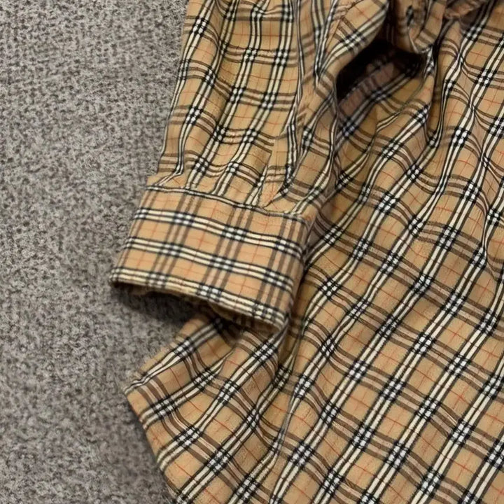 [BUNJANG] Burberry Nova Check Long Sleeve Shirt / (L) 버버리 노바체크 긴팔 셔츠