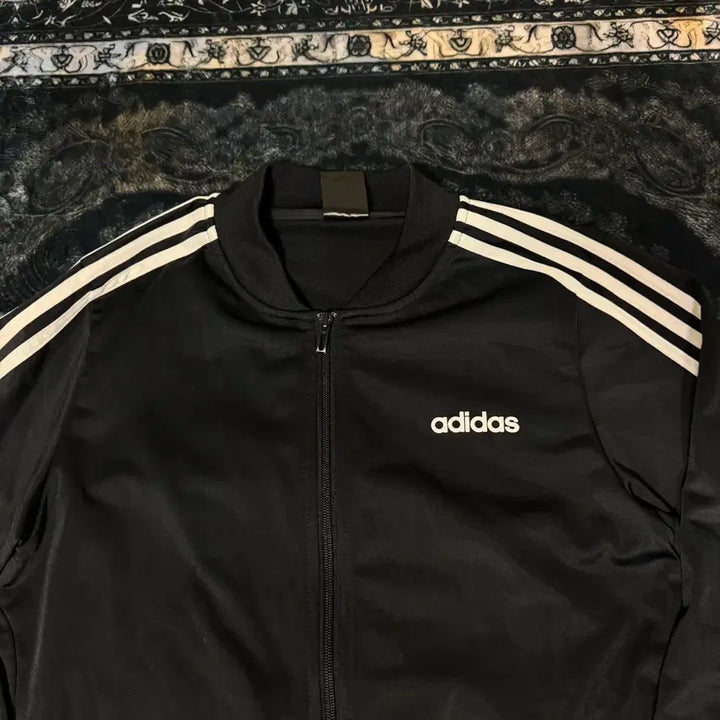 [BUNJANG] Adidas 3-Stripes Black Track Top Jersey / 아디다스 삼선 블랙 트랙탑 져지