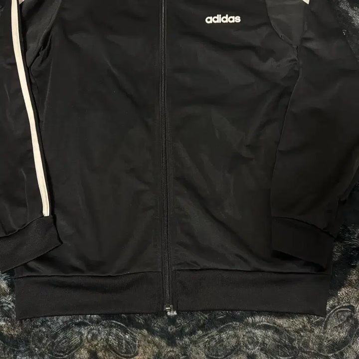 [BUNJANG] Adidas 3-Stripes Black Track Top Jersey / 아디다스 삼선 블랙 트랙탑 져지