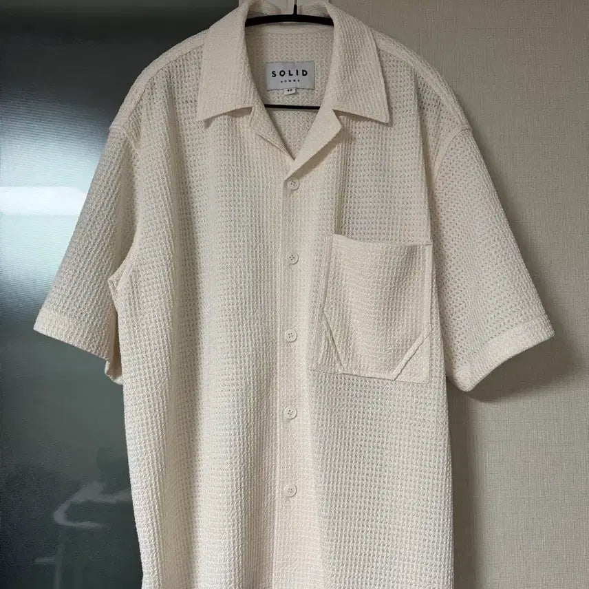 [BUNJANG] Solid Homme 25SS Short Sleeve Shirt Size 46 / 솔리드옴므 solid homme 반팔 셔츠