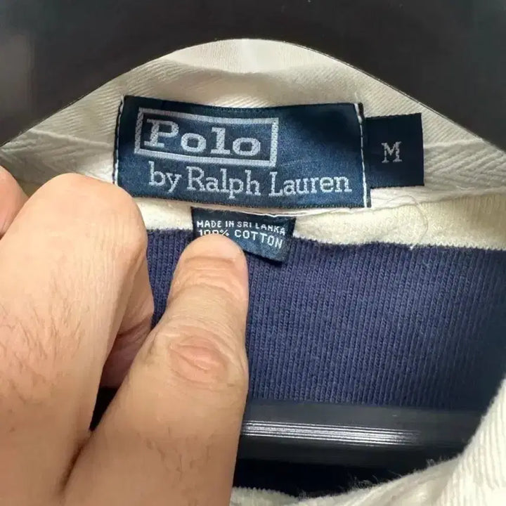 [BUNJANG] Polo Ralph Lauren Navy Stripe Rugby Shirt / no.79 폴로 랄프로렌 네이비스트라이프 럭비티