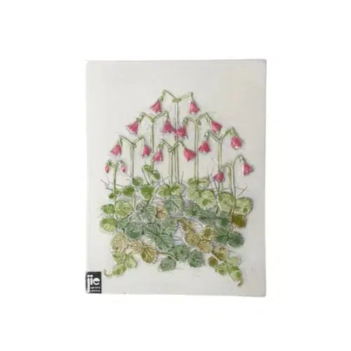[BUNJANG] Antique EIE Twin Sprout Ceramic Wall Decoration / 앤틱 스웨덴 이이에 쌍둥이풀 도자기 벽장식