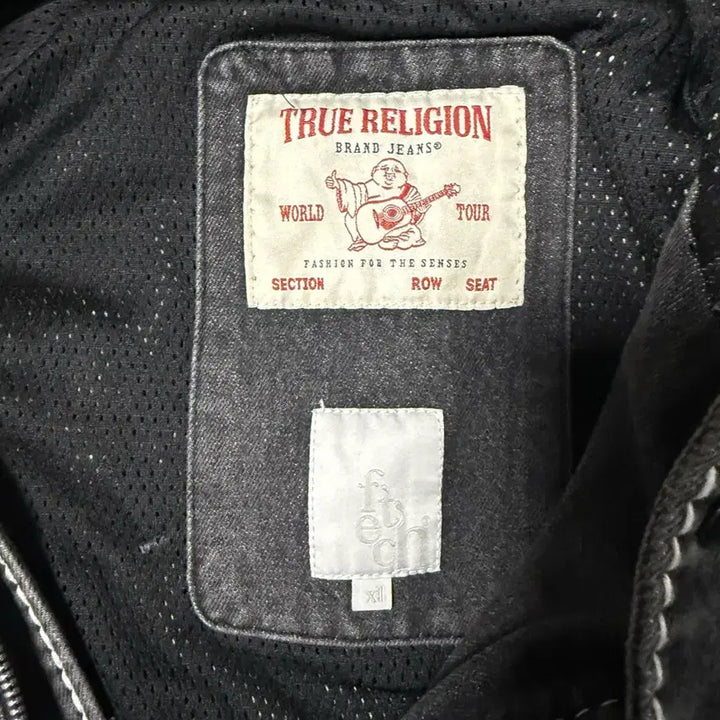 [BUNJANG] True Religion x Fetch Denim Separate Parka Black XL / 트루릴리젼 x 페치 데님 세퍼레이트 파카 블랙 XL