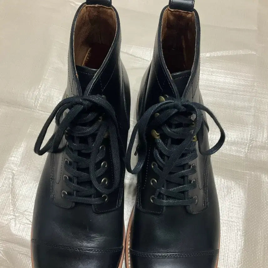 [BUNJANG] J. Crew Kenton Leather Cap Toe Boots 265mm / 제이크루 레더부츠 265