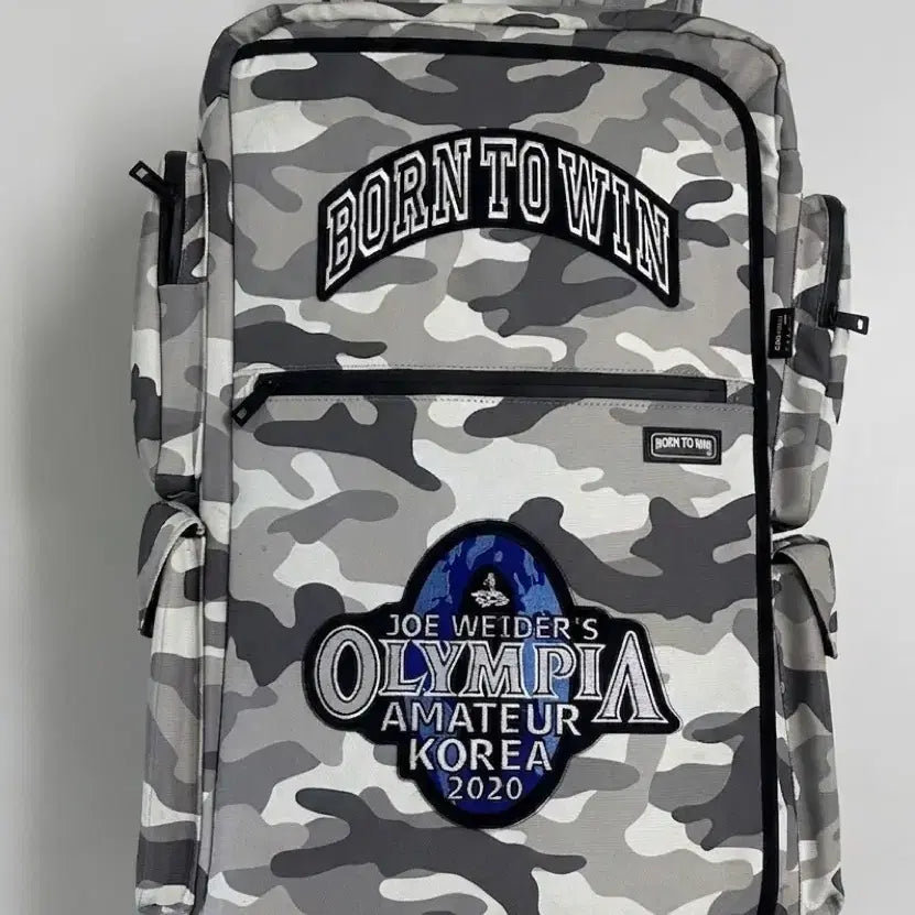 [BUNJANG] Born to Win Olympia Camo Backpack / 본투윈 올림피아 카모 백