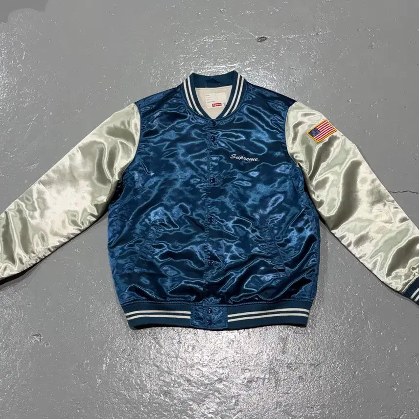 [BUNJANG] Supreme Satin Club Jacket SS15 / 15SS 슈프림(Supreme) Satin Club Jacket