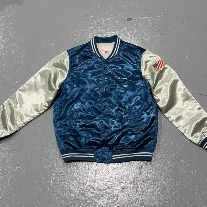 [BUNJANG] Supreme Satin Club Jacket SS15 / 15SS 슈프림(Supreme) Satin Club Jacket