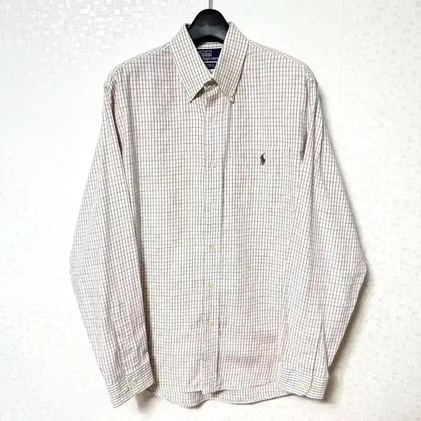 [BUNJANG] Polo Ralph Lauren Check Shirt Oversized Fit / [M,95]폴로랄프로렌 체크 셔츠 남방 오버핏