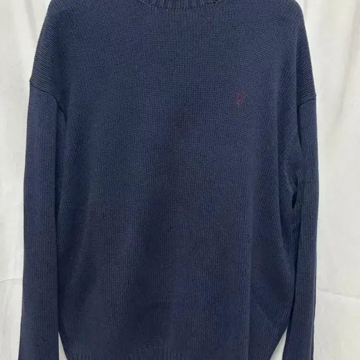 [BUNJANG] Polo Ralph Lauren Navy Wool Knit Sweater L / no.15 폴로 랄프로렌 네이비 울니트 스웨터 L