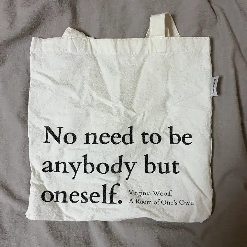 [BUNJANG] One More Bag Virginia Woolf Eco Bag / 원모어백 버지니아 울프 에코백