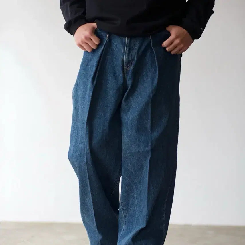 [BUNJANG] John Mason Smith Comfort Tapered Fit Jeans (Size 32, Medium Blue) / johnmasonsmith 컴포트 테이퍼드 팬츠 중청 32