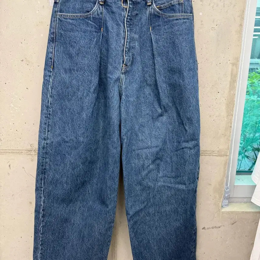 [BUNJANG] John Mason Smith Comfort Tapered Fit Jeans (Size 32, Medium Blue) / johnmasonsmith 컴포트 테이퍼드 팬츠 중청 32