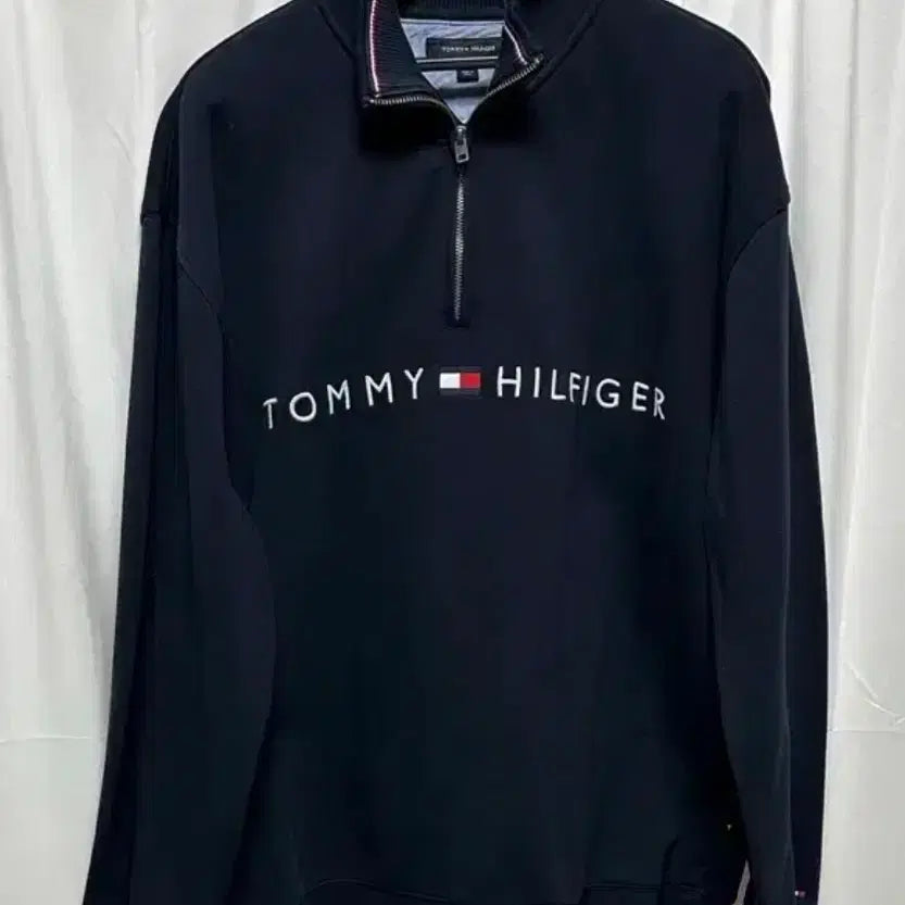 [BUNJANG] Tommy Hilfiger Half-Zip Sweatshirt Navy XL / no.51 타미힐피거 하프집업 네이비 xl