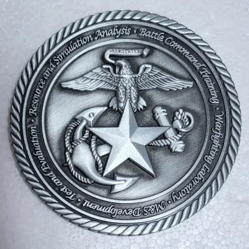 [BUNJANG] Marine Corps Combat Simulation Analysis Center Commemorative Coin / 해병대전투모의분석센터 기념코인(부대군대)