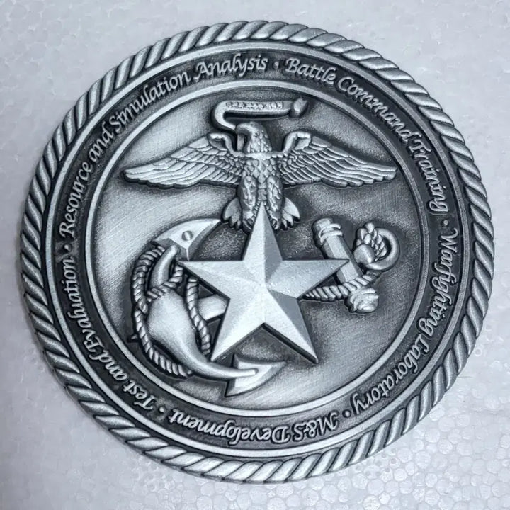 [BUNJANG] Marine Corps Combat Simulation Analysis Center Commemorative Coin / 해병대전투모의분석센터 기념코인(부대군대)
