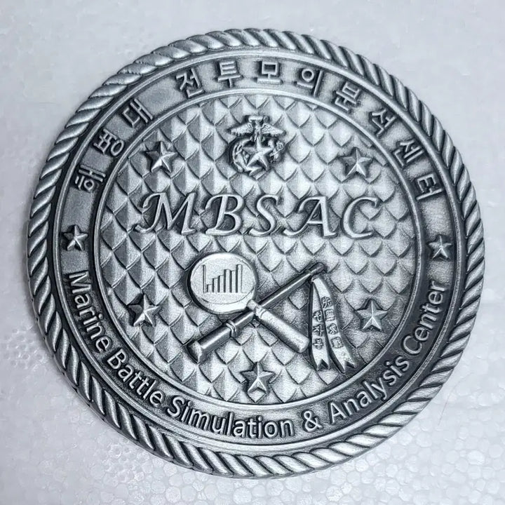 [BUNJANG] Marine Corps Combat Simulation Analysis Center Commemorative Coin / 해병대전투모의분석센터 기념코인(부대군대)