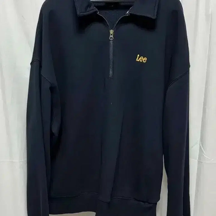 [BUNJANG] Lee Half-Zip Sweatshirt Navy XL / no.53 Lee 하프집업 네이비 xl