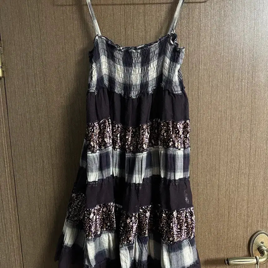 [BUNJANG] Cocobori Flower Vintage Midi Dress / 코코모리 플라워 빈티지 미디 원피스
