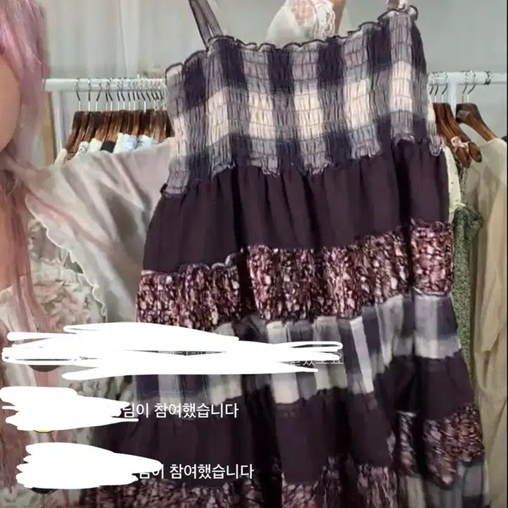 [BUNJANG] Cocobori Flower Vintage Midi Dress / 코코모리 플라워 빈티지 미디 원피스