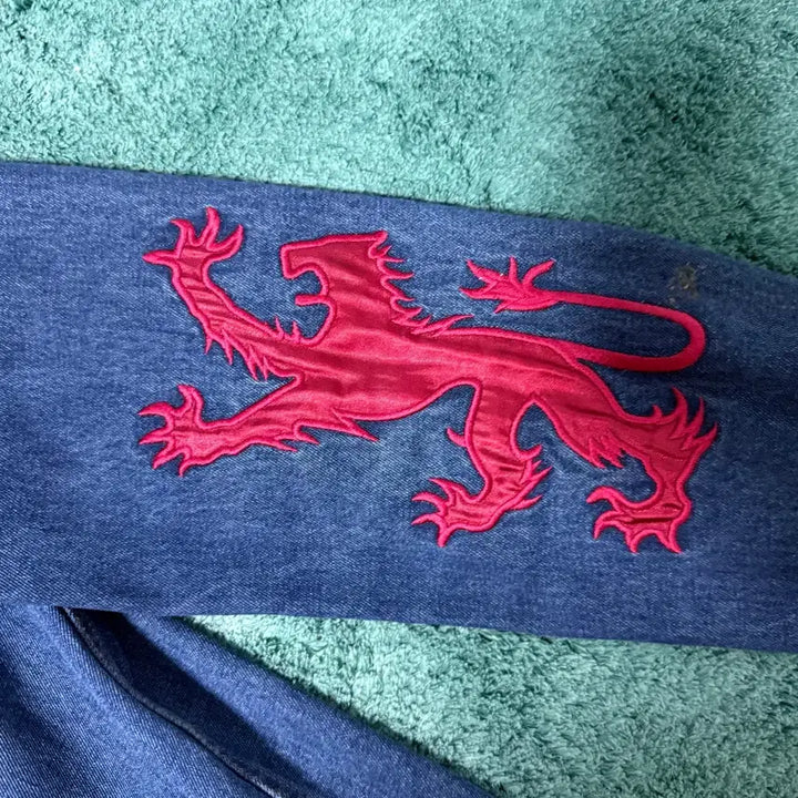 [BUNJANG] YESEYESEE Red Dragon Denim Jacket L / YESEYESEE 레드 드래곤 데님 자켓 L