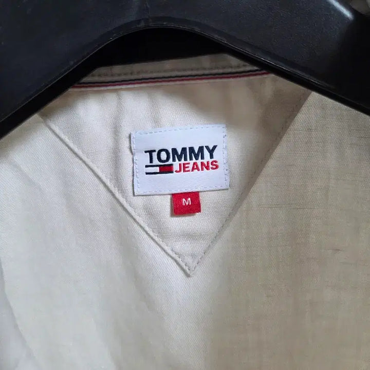 [BUNJANG] Tommy Hilfiger Ivory Pocket Short Sleeve Shirt / 타미힐피거 포켓 반팔 셔츠 아이보리