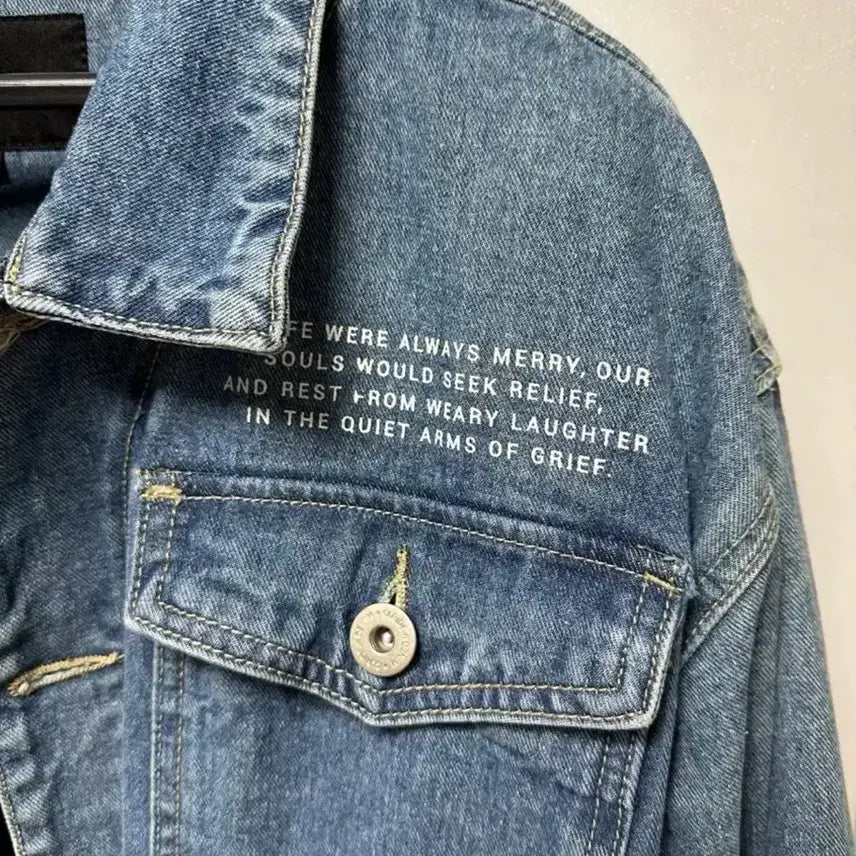 [BUNJANG] Rombod Paris Denim Jacket / 롬보드패션 청 데님 자켓 105