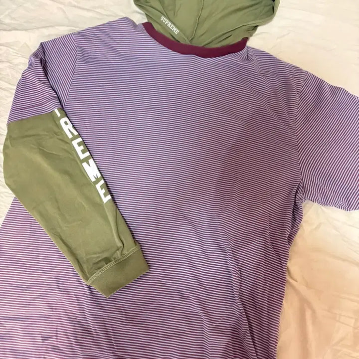 [BUNJANG] Supreme 24SS Layered Hood Long Sleeve L / 슈프림24ss 레이어드 후드 롱슬리브 L