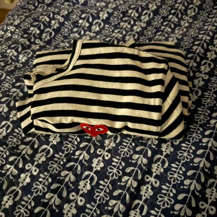 [BUNJANG] Comme des Garçons Striped Long Sleeve T-Shirt / 꼼데가르송 스트라이프 긴팔 설명필독