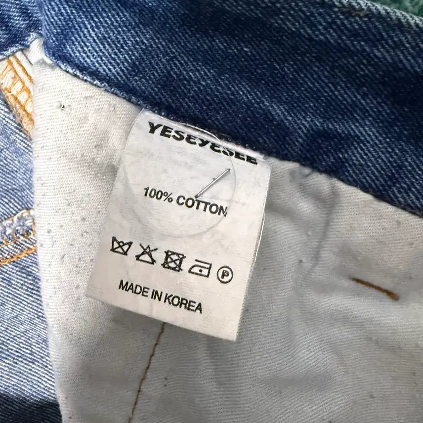 [BUNJANG] YESEYESEE Dragon Embroidered Denim Pants / YESEYESEE 데님 팬츠 드래곤 자수 M