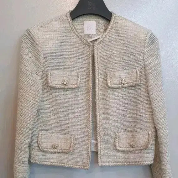 [BUNJANG] DOHO Tweed Jacket / 도호 트위드 자켓 판매합니다. 봄, 여름에 입기 좋은 얇은 트위드 소재입