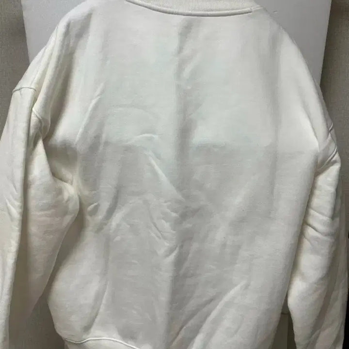 [BUNJANG] OIOI Logo Embroidered Fleece Sweatshirt XL / oioi 기모 화이트맨투맨티셔츠 xl
